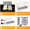 Peripage A40 Thermal Printer Wireless Tattoo Transfer Bluetooth USB Mobile hine Text PDF Document Printing Maker with Paper