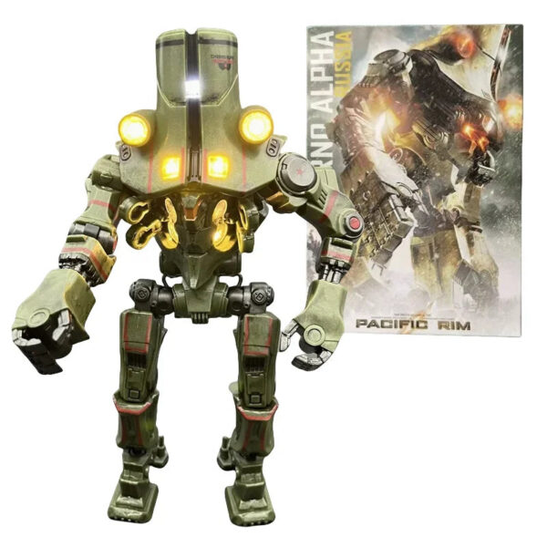 b70012aa36693371 Pacific Rim Cherno Alpha Action Figure Deluxe Light Edition Черно Альфа Robot Figure Limited Mecha Model Children Birthday Gift