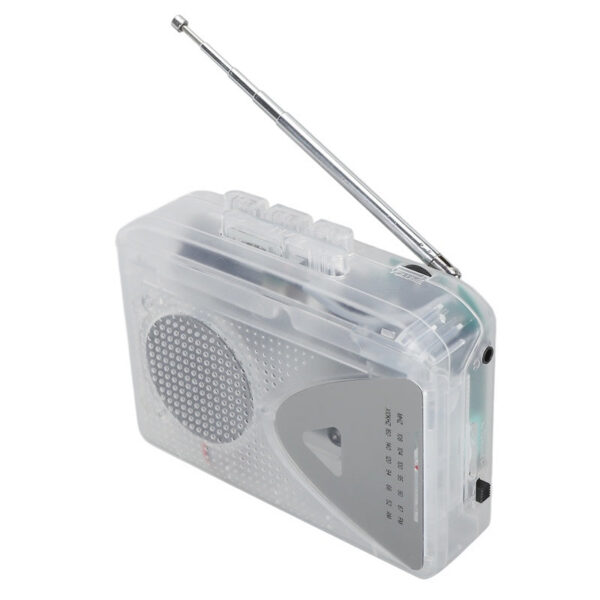 Portable Player Auto Reverse Clear Stereo 3.5mm Headphone Jack Cassette Tape to MP3 Converter Support FM AM Radio