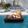 b71e7857e5138a2e BBL Air Mattress with Hole, 72x17in Post-Surgery Inflatable Bed with Electric Pump, Brazilian Butt Lift Recovery, Swimming Pool Floating Bed for Camping Traveling Hiking (Black)
