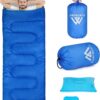 b724dc0c90cc3147 flintronic Schlafsack, Campingschlafsack, Leichter Deckenschlafsack, Camping Outdoor, Kleines Packmaß für Rucksackreisen, Wandern und Reisen, 210 x 75 cm