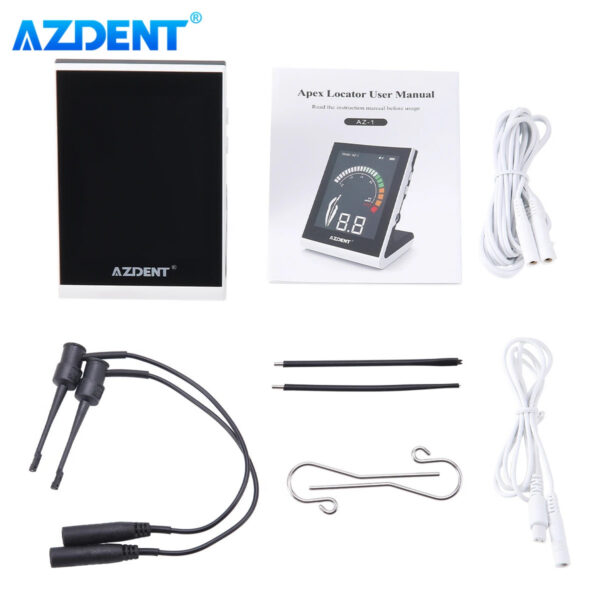AZDENT Dental Endo Apex Locator Root Canal Apex Location Periodontics Measurement Measuring Equipment New Color Display Dentists