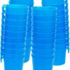 b7344e19b3cda491 20 Pack Cage Cups Birds Feeders Seed Bowl Chicken Feeding Watering Dish Rabbit Water Food Hanging Wire Cages Box 16oz Coop Cups for Pet Parrot Parakeet Gamefowl Poultry Pigeon (Large Red)
