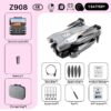 b7668510bf491332 KBDFA MINI Z908Pro Max Drone 4K ESC Professional WIFI FPV Dron Obstacle Avoidance Brushless Four-Axis Folding RC Quadcopter Toys