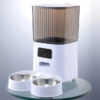 b766eb4094ac9ab2 5L Double Bowls Automatic With Camera Cat Dry Food Video Dispenser Pet Smart Voice Recorder Auto Feeder For Dog