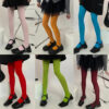 Women Socks Spring Summer Large Elastic Tights Bottom Pantyhose Sexy Long Stockings Candy Color Veet Seamless