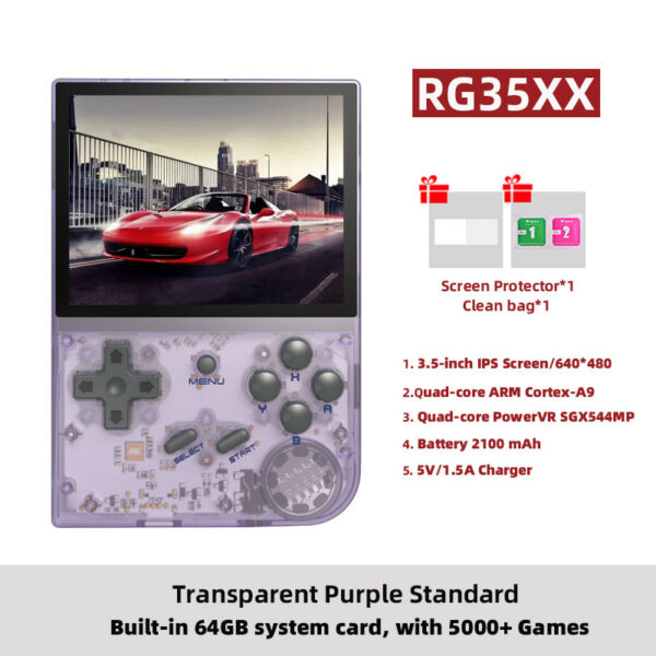 b7965c0924003906 ANBERNIC RG35XX Plus/RG35XX Retro Handheld Console 3.5″ IPS Screen Linux Portable Video Game Player Support HD-M-I TV Outpu