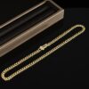 Classics Golden Fashion Miami Cuban S Bracelet Chain Hip Hop Men's And Women's Jewelry Necklace