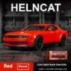b7af24e778c937b8 Dodge Challenger for 1: 32 Scale Die Cast Metel Toy Pull Back Hellcat Model Cars with Sound and Light Hellc