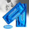 50pcs Hyaluronic Acid Condom Natural Latex Lubrication Ultra Thin Delay Sex Condom Contraception Supplies Adults Sex Toy 콘돔