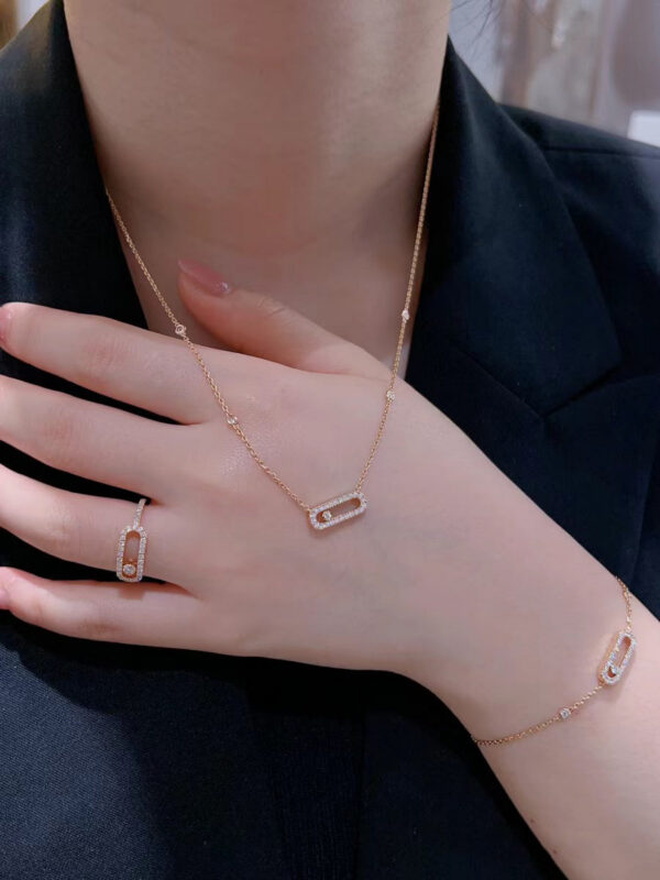 b7b56c6e42760fc3 Cmon Kstar Classic Sterling Sier Plated Gold High Quality Moving Diamond Women's Necklace Pendant Exquisite Gift