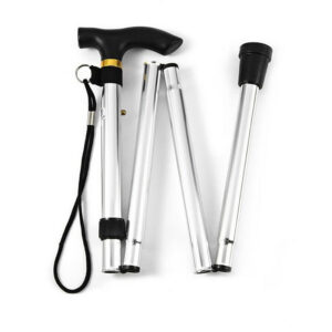 b7b64a2b029fae59 Hiking Camping Mountaineering Walking Stick Telescopic Baton Trekking Poles Folding Cane Crutches Pole Unisex