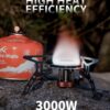 b7bdbab47ae444e5 Fire-Maple FMS-105 Portable Camping Gas Stove | 3000W Mini Portable Backpacking Cooking Burner with Piezo Ignition | Outdoor Hiking Trekking Fishing