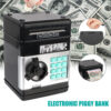 b7da24faae648604 Electronic Piggy Automatic Mini Safe Coins Cash Saving Money Box Password Counter Code Key Lock Coin Bank ATM Child Gift