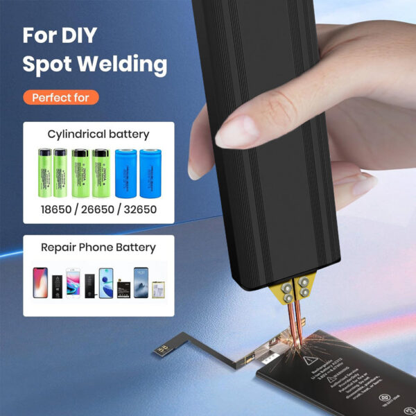 DIY Portable Handheld Battery Spot Welder for 18650 Lithium Battery, Strip and Nickel Belt Welding
