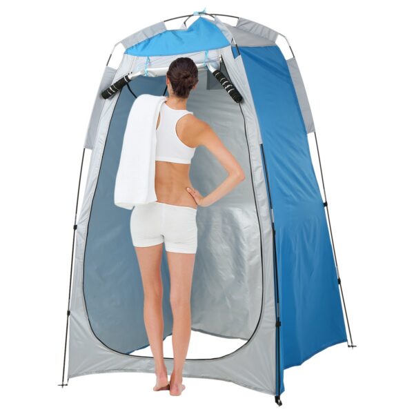 Privacy Portable Outdoor Camping Beach Shower Toilet Changing Tent Sun Rain Shelter with Window