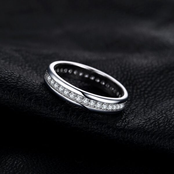b7ee5486d31b4e81 JewelryPalace Solid Sterling Sier Wedding Engagement for Woman AAAAA CZ Simulated Diamond Band Ring Jewelry