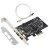 b7f22c57baa82d2d PCI-E PCI Express Card, IEEE 1394 Controller Card With Firewire Cable, For Video, Audio Transmission,Etc