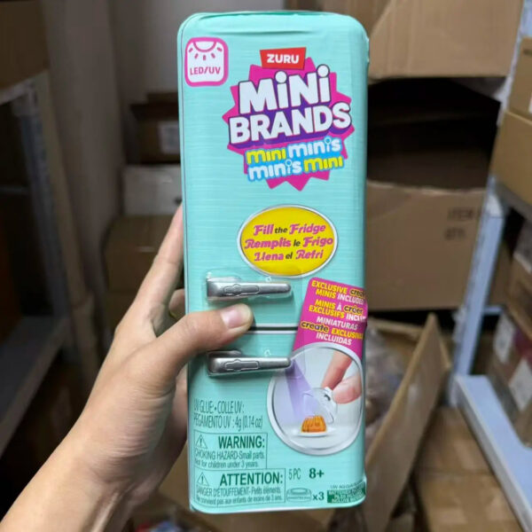 b7fe116415349f9f Mini Fridge Surprise Ball Mini Brands Miniature Figure Delicious Food Mystery Blind Box Toy Collectible Ornaments Kids Gifts