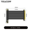 b818c500abc8ca34 TEUCER PCIE 4.0 16x Riser Graphics Card Extension Cable 15cm/20cm Flexible 90° Mounting GPU Shielded Extender