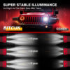 b83bca78e625b777 7" Car Led Headlight For Lada Niva 4x4 7inch H4 Led Headlights Angel Eyes For Jeep Wrangler OffRoad 4x4 Suzuki Samurai Toyota