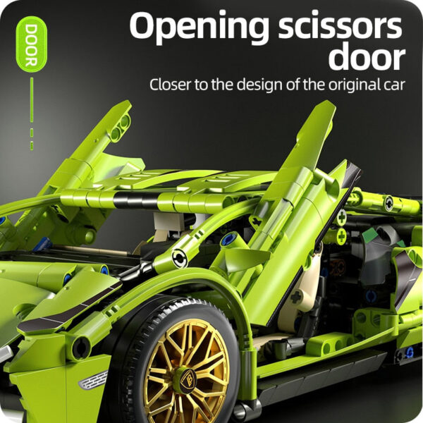 b83f6d6f8c3463a4 Technical Racing Sport Car 1280PCS Model Building Blocks City Mechanical Speed Vehicle Supercar Brick Puzzle Toys Kid Adult Gift