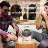 b8449843bdaa284a Portable Alcohol Camping Stove Set with Windscreen, Storage Bag, 2 Liquid Bottles,Stable Support Wind-Resistance Camp Stove for Outdoor Camping Hiking Cooking, Brown (Brown-2)
