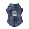 b846e50908626f01 Classic Plaid T-Shirt Summer Shirt Vest Casual Tops Puppy Outfits Yorkshire Dog Clothes Pet Clothing For Small Dogs