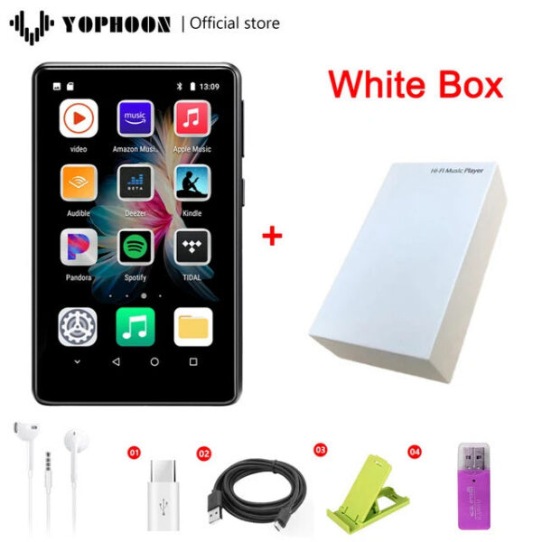 b84e785e8663d3e8 Yophoon 2023 NEW WiFi MP4 Android 8.1 Bluetooth MP3 Player Music Walkman Spotify Player//Tidal/Deezer
