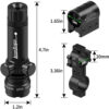 Rifle Green Red Dot Laser Sight 532nm Scope with Pressure Switch Picatinny and Mounting Hunting Riflescope