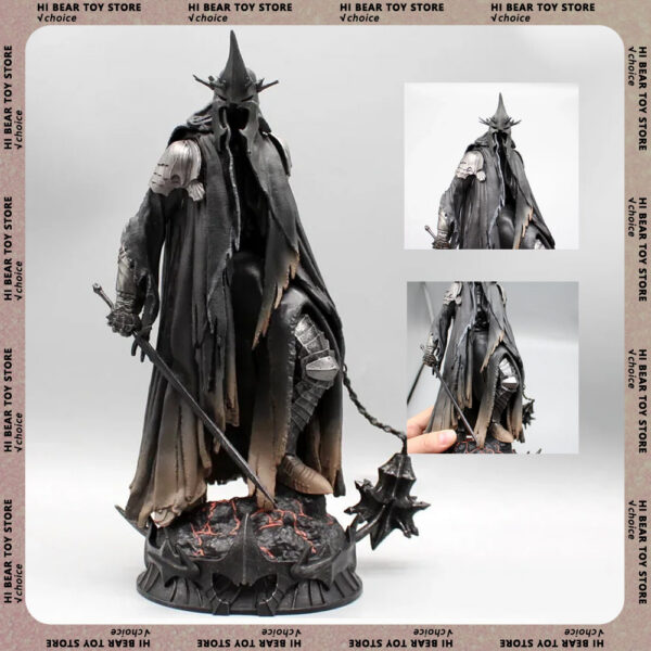 b85e3ab21ac2ca35 Lord of Rings Figure Witch-king Ongmar Figurine Nazgul Ringwraith 26cm Statue PVC GK Model Desktop Ornament Kids Toy Gifts