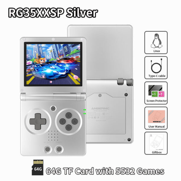 b85f850c223186cd ANBERNIC RG35XXSP Retro Flip Handheld Console 3.5" IPS Screen ux H700 Video Game Player Support Streaming WIFI Bluetooth