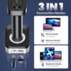 Eyoyo Barcode Scanner 2D Auto-sensing Screen Scanning 1D Bluetooth Bar Code Reader 2500mAh Power for Payment Warehouse Library