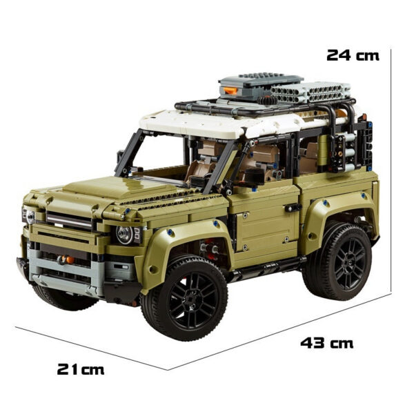 b877e4302b0d5ab7 2573PCS Technical Land Off-road Defender Sports Car Building Blocks 42110 Set Model MOC Vehicle Toys Bricks for Boys Adult Gifts