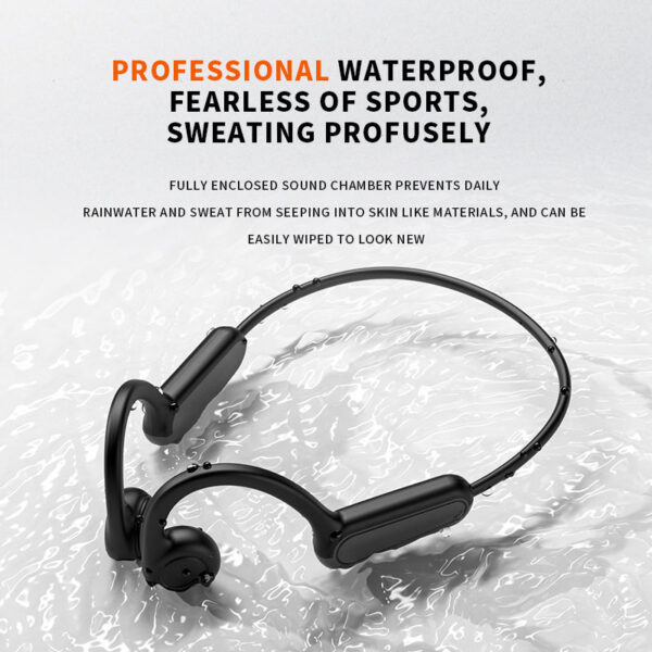 b88a3713c05156b5 Bone Conduction Earphones Bluetooth 5.3 Sports Wireless Headphones Ear Hook Waterproof Headset for Running Driving