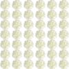 Auihiay 64pcs Silk Hydrangea Artificial Flowers, Artificial Hydrangea Flowers with Stems, Full Hydrangea Flowers for Wedding Centerpieces, Home, Garden, Party Decoration (Blue)