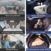 QDH Auto Matratze SUV Luftmatratzen Camping Aufblasbare Matratze Aufblasbares Bett für den Auto-Rücksitz-Dickere Luftbett für Reisen Camping Outdoor Aktivitäten