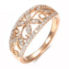 b8b77a623069be1f HOT SALE Full Diamond Engagement Wedding Statement Jewelry Larimar Gold Rings for Women