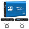 4K USB 3.0 Capture HDMI-compatible 1080P 60fps HD Video Recorder Grabber For Capturing Game Card Live