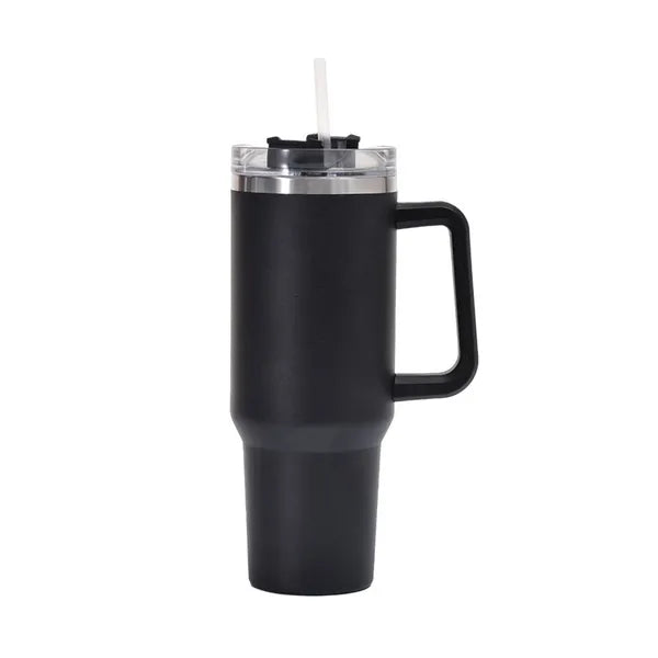 b8ca7323211a699f Ready To Ship 40oz Hot Pink Mugs With Handle Insulated Tumblers Lids Straw Stainless Steel Coffee Thermos Cups