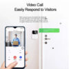 b8cac0ca72b6fa8d Tuya Wireless Video Doorbell Camera WIFI Night Vision Smart Home Security Outdoor HD Door Bell Two Way Intercom Voice Change