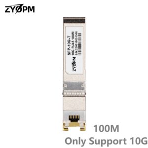 b8d49bd75eb013ab 10GBase-T 100m SFP+ Transceiver, 10G SFP+ to RJ45 Copper Module, CAT6a/7,for Cisco Mikrotik Ubiquiti Inter TP-LINK Broadcom chip