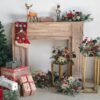 Serra Flora Artificial Christmas Flowers Greenery Combo Box Set Faux Flowers Bulk Flower Leaf with Stems for DIY Tree Ornaments Xmas Wreath Floral Arrangements Centerpieces