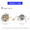 Widesea Camping Tourist Burner Big Power Gas Stove Cookware Portable Furnace Picnic Barbecue Tourism Supplies Outdoor recreation