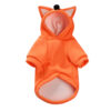 Winter Warm Clothes Cute Plush Coat Hoodies Pet Costume Jacket For Puppy Cat French Bulldog Chihuahua Small Dog Clothing