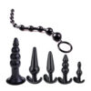 b8ea4e1b47409b89 6pcs Butt Plug Training Kit Sexual Lubricante Anal Set Beginners Couples Gay Lesbian Sex Toys Flirt for Women Men