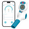 Breathing Exercise Device for Lungs Electric Manometer Lung Exerciser Respiratory Muscle Expander Trainer with Training App