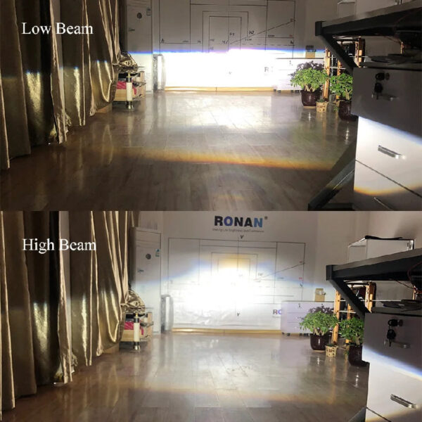 RONAN 3.0inch 45W Bi Led Two Reflector Lenses Car Headlight 2000LM 5500K For Hella 3R G5 Hi Lo Beam Lens Upgrade Retrofit