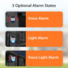 Tuya Smart Zigbee/Wifi Siren Alarm Waterproof Outdoor With Solar And USB Power Supply Optional 95dB Remote Control