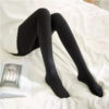 Women Socks 2024 Spring Woman Pantyhose Translucent Wool Sock Pants Winter Stocking Fleece Lined Tights Thermal Legging Fake 423